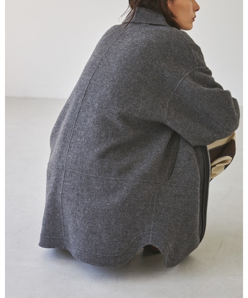 TODAYFUL 「TODAYFUL」 ジップアップブルゾン 36inch グレー