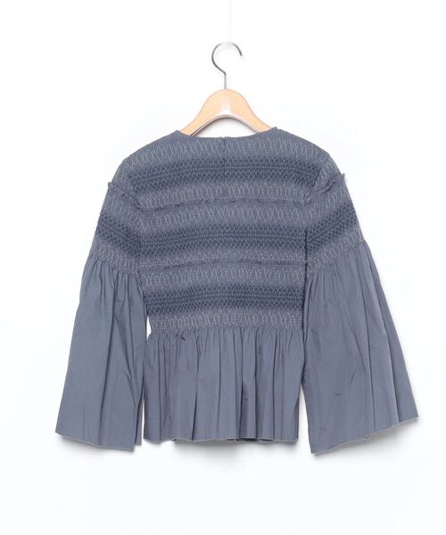 SEE BY CHLOE 「SEE CHLOE」 7分袖ブラウス 36 ネイビー