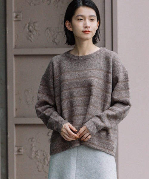 「Munich」 長袖ニット ONE SIZE ホワイト レディース_画像2