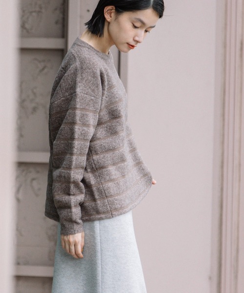 「Munich」 長袖ニット ONE SIZE ホワイト レディース_画像9