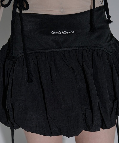 AWL Ellno de Mavie スカート logo balloon mini skirt/ロゴバルーン