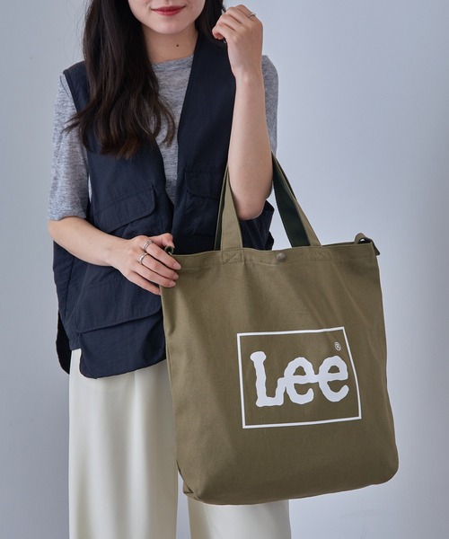 Lee（リー） トートバッグ 大きめ 「Lee」BIG 2WAY トートバッグ