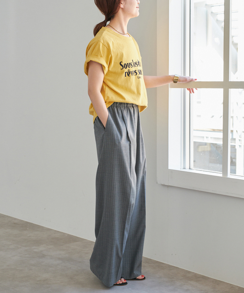 Spick＆Span tシャツ 「追加」フロッキーロゴスラブTシャツ