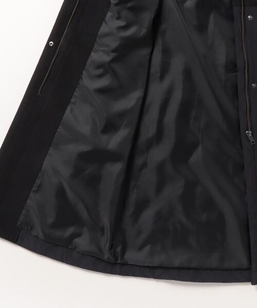 「B:MING by BEAMS」 ノーカラーコート SMALL ブラック レディース_画像3