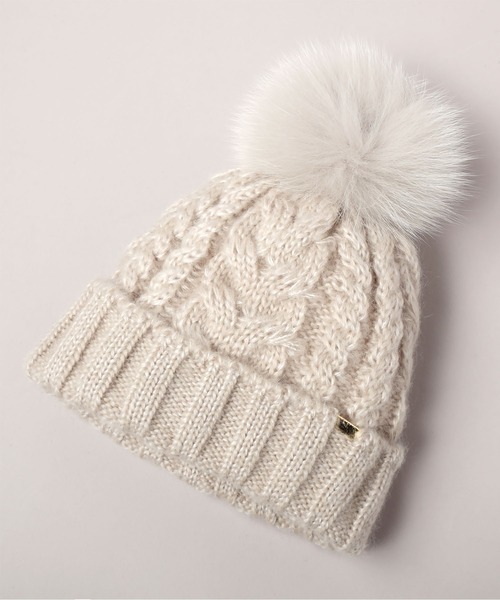 「CA4LA」 ニットキャップ ONESIZE ブラック レディース_画像6