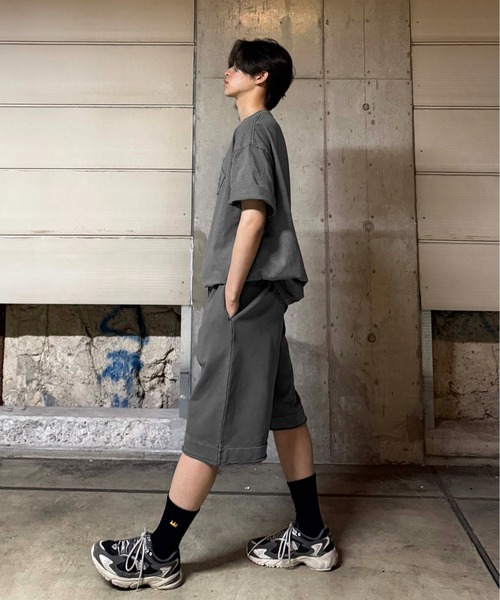 sedacle girl スウェットパンツ ジャージ ピグメント加工ハーフ