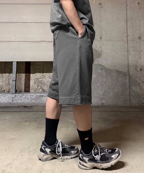 sedacle girl スウェットパンツ ジャージ ピグメント加工ハーフ