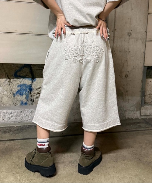 sedacle ジャージセットアップ sedacle girl スウェットパンツ ジャージ ピグメント加工ハーフ