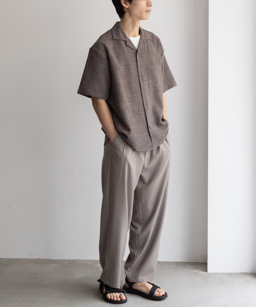 URBAN COLLECTION シャツ URBANCOLECTION エアリネンオーバー