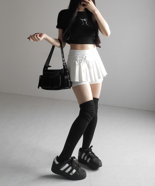 me+em select（ミームセレクト） パンツ 「 3color 」ストラップ