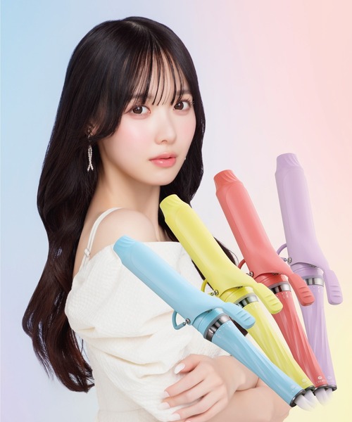 マカロンカールアイロン 32mm/38mm (カシス)「EC限定カラー