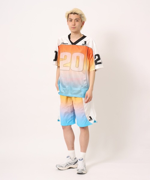PHENOMENON メッシュフットボールシャツL atmos（アトモス） ジャージ atmos Mesh Football Shirt / アトモス