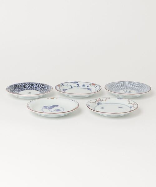 食器 染錦絵変り 小皿揃染付・美濃/上絵・波佐見焼 | FUNALIVE | 04