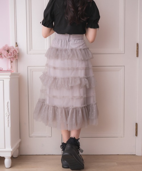 美品 RED VALENTINO 限定 ハートグリッター チュール スカート 美品