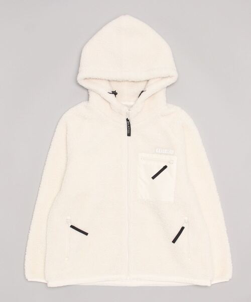 「MILKFED.」 ジップアップブルゾン S ホワイト レディース_画像2