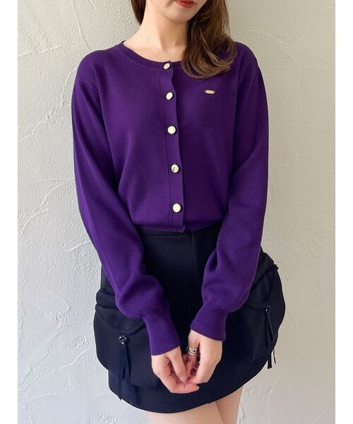 カーディガン プレートシンプルカーディガン レディース dazzlin カーディガン プレートシンプルカーディガン レディース
