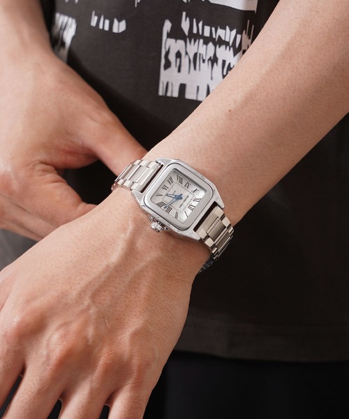 腕時計 スクエアフェイス クォーツウォッチ / Square Face