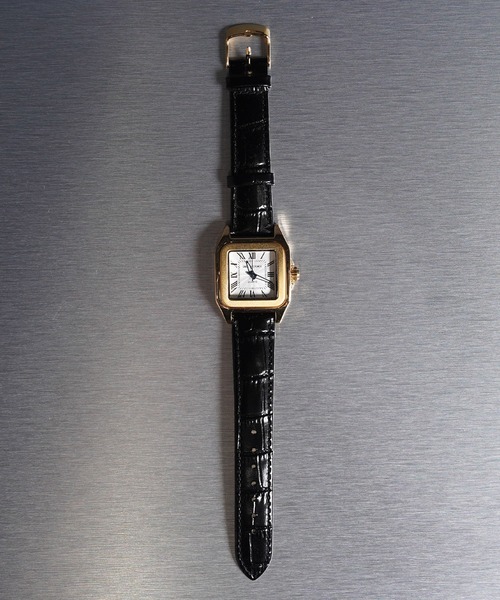 腕時計 スクエアフェイス クォーツウォッチ / Square Face Quartz