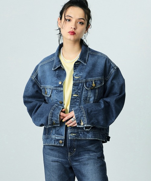 Lee デニムジャケット Mサイズ インディゴ Lee 「Lee」 デニムジャケット X-LARGE ライトインディゴブルー