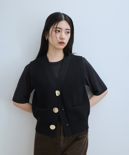 ADAM ET ROPE'（アダムエロペ） ベスト ジレ 「WEB限定