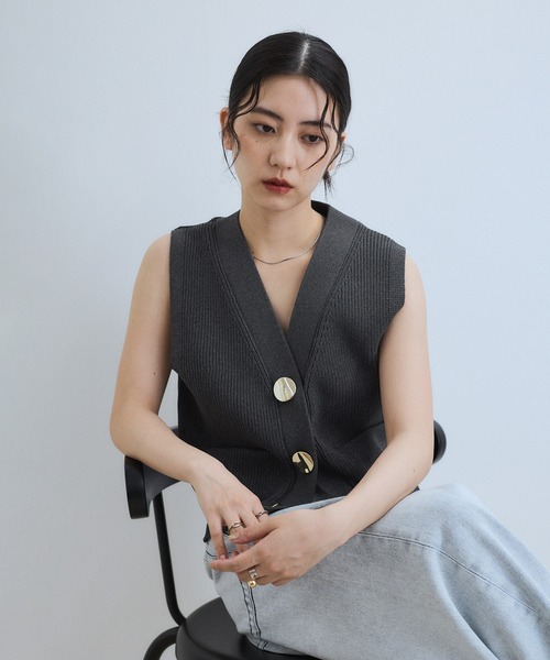 ADAM ET ROPE'（アダムエロペ） ベスト ジレ 「WEB限定