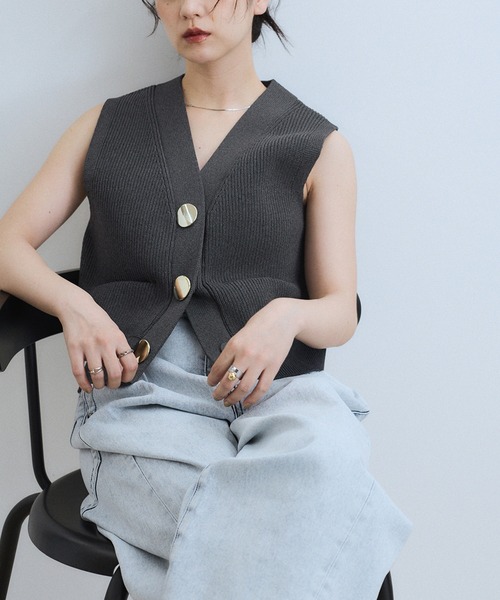 ADAM ET ROPE'（アダムエロペ） ベスト ジレ 「WEB限定