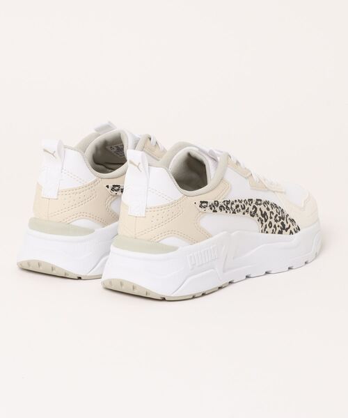 「PUMA」 ローカットスニーカー 24.5cm ブラック レディース