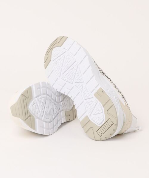 「PUMA」 ローカットスニーカー 24.5cm ブラック レディース