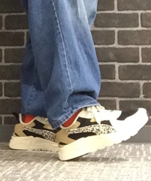 「PUMA」 ローカットスニーカー 24.5cm ブラック レディース