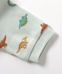 ベビー服 ロンパース ワッフル総柄カバーオールの詳細画像3