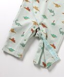 ベビー服 ロンパース ワッフル総柄カバーオールの詳細画像5