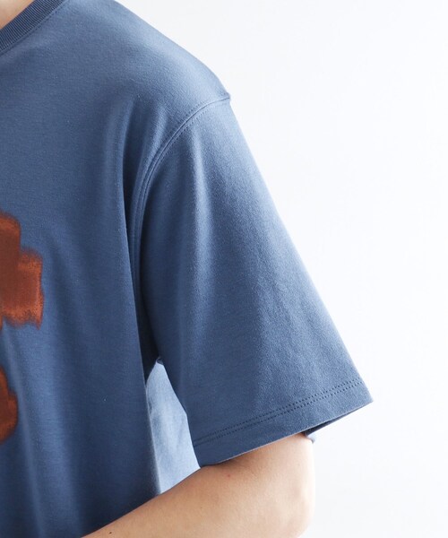 tk.TAKEO KIKUCHI（ティーケータケオキクチ） tシャツ ボカシフラワーT