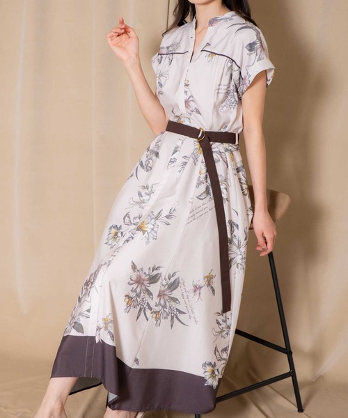 noela 袖パフシャツ型ワンピ 袖パフシャツ型ワンピ | ロングワンピース | NOELA OFFICIAL WEB