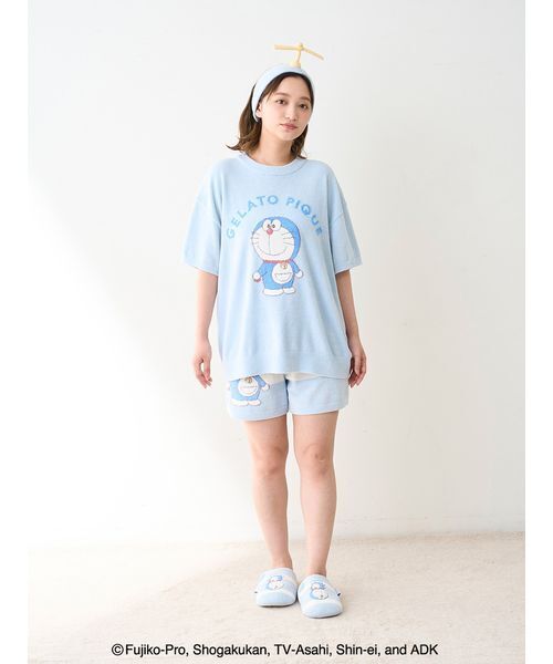 gelato pique ドラえもん カーディガン＆ヘアバンド＆紙袋3点セット
