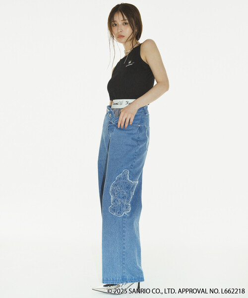 BASICKS（ベイシックス） ジーンズ デニム デニムパンツ × SANRIO