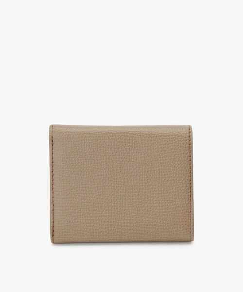 【美品】アニエスベー　ベージュ レザー 三つ折り財布 agnes b.（アニエスベー） 財布 レザー 三つ折りウォレット WAW01−05