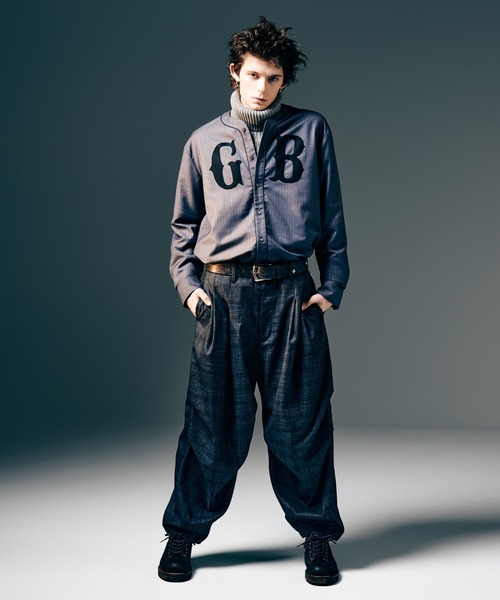 glamb（グラム） パンツ Glen Check Tuck Pants / グレンチェック