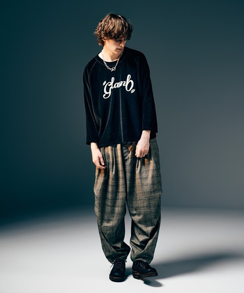 glamb　Glen Check Tuck Pants 予約商品】glamb(グラム)Glen Check Tuck Pants / グレンチェック