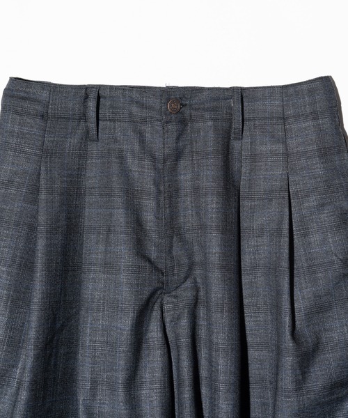 glamb（グラム） パンツ Glen Check Tuck Pants / グレンチェック