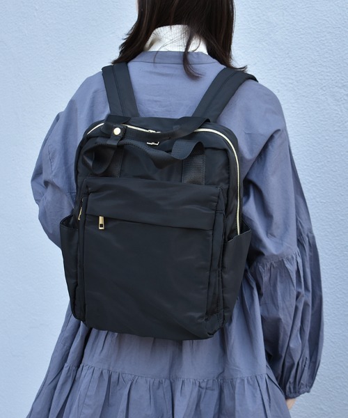 【美品・送料込】LIB リュック マウンテンブルー ビジネスバックパック｜LIB