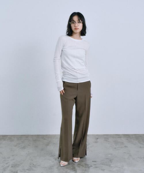 tシャツ sheer basic tee レディースの画像