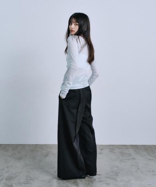 tシャツ sheer basic tee レディースの画像