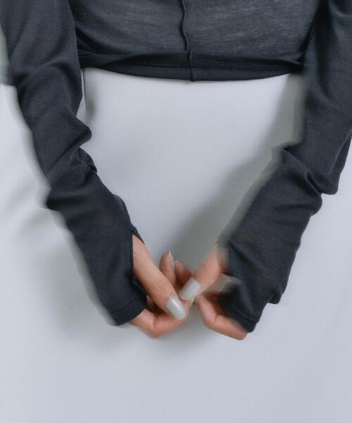 tシャツ sheer basic tee レディースの画像
