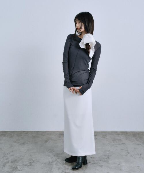 tシャツ sheer basic tee レディースの画像