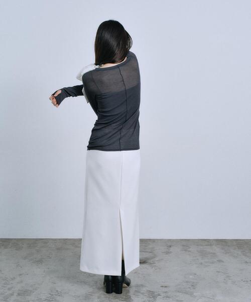 tシャツ sheer basic tee レディースの画像