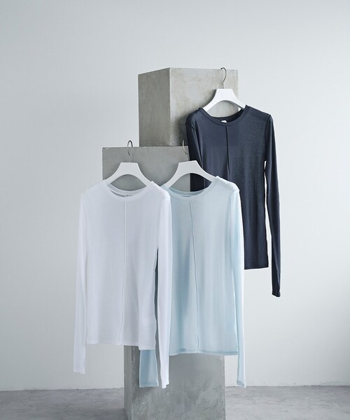 tシャツ sheer basic tee レディースの画像