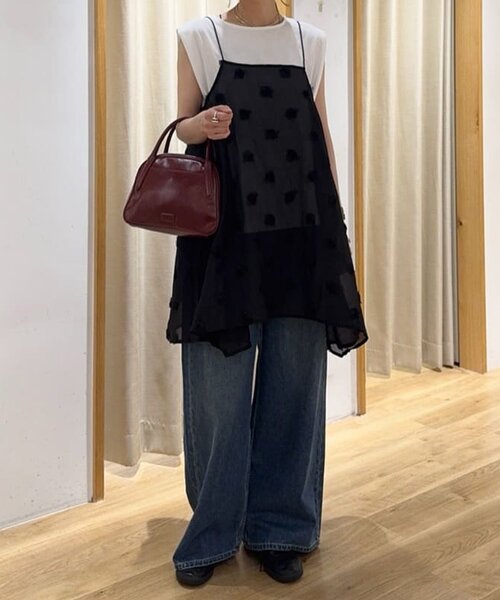 美品❤︎エムズ カットフラワーチェニック フラワーレースチュニック（チュニック）｜myu:loret（ミュウロレット