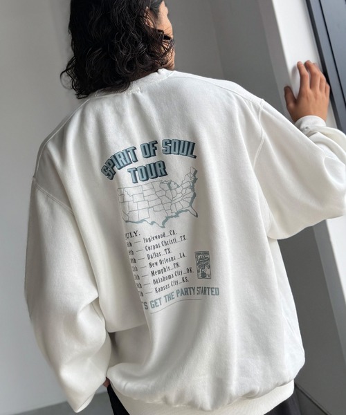 Java トレーナー スウェット 「JaVaジャバコラボ」裏起毛レコード盤