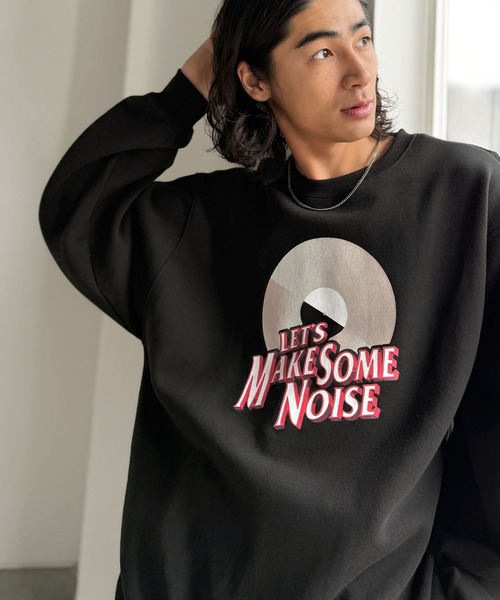 Java トレーナー スウェット 「JaVaジャバコラボ」裏起毛レコード盤