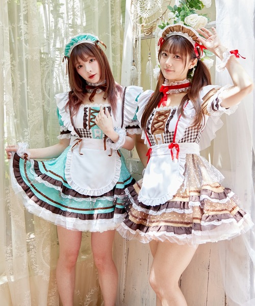 コスプレ 「 スイーツメイド 」 ハロウィン 仮装 大人 メイド服 メイド